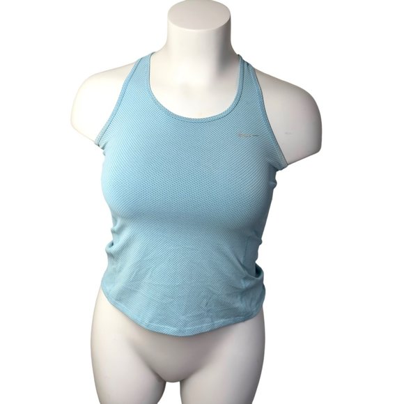 Womens Nike Dri-Fit Blue Racerback Light Weight Athletic Tank Top SIze Small - Picture 1 of 10